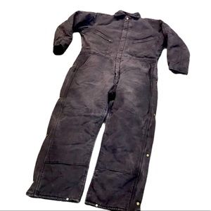 Vintage Bercowear Insulated Coveralls Made USA L
